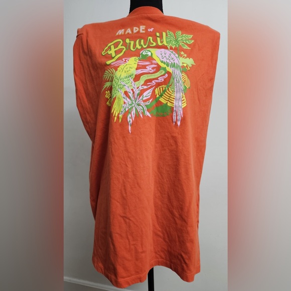 FARM Rio Brasil Red Mini T-Shirt Dress - Picture 7 of 8